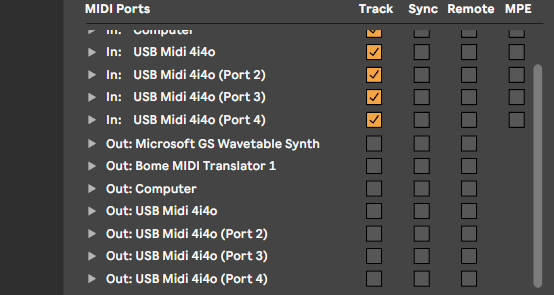 Switchable USB MIDI Interface 4 in/out plus standalone Merge function