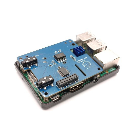 Slim MIDI hat for Raspberry PI 3/4/5 plus IO ports
