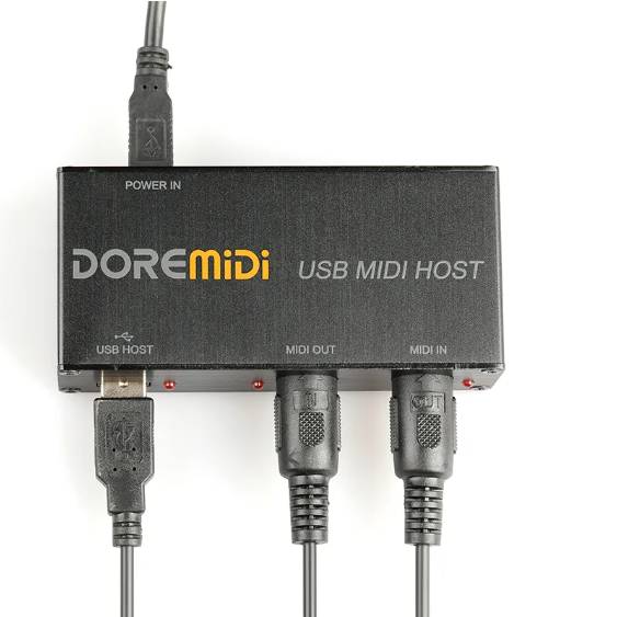 USB MIDI Host Box to standard MIDI converter