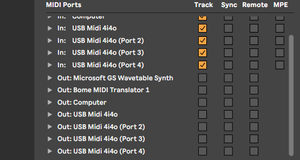 Switchable USB MIDI Interface 4 in/out plus standalone Merge function