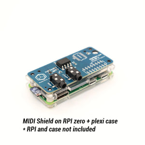 RPI zero slim MIDI shield hat