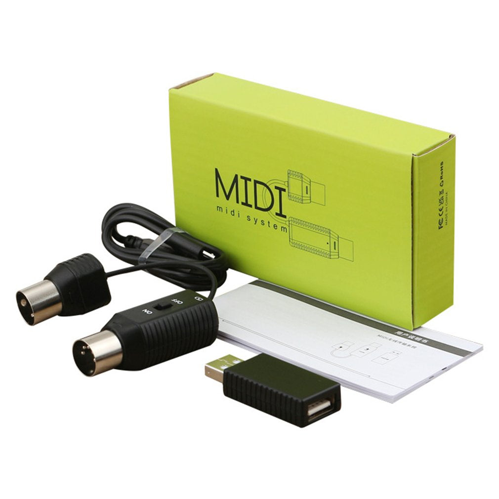 Bluetooth Wireless 5-pin DIN MIDI and USB Host adapter / MVAVE MS1 –