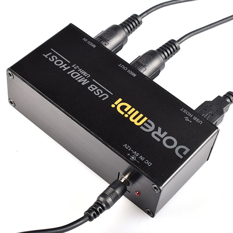 USB MIDI Host Box to standard MIDI converter