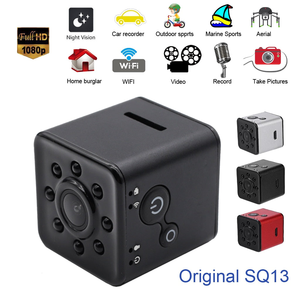 SQ13 Mini Action Camera Wifi FullHD waterproof